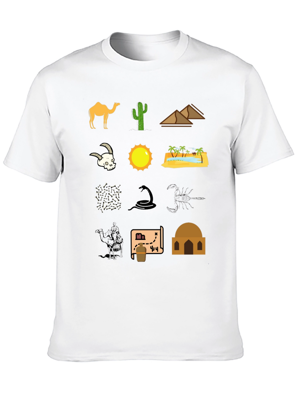 Desert Icon T-Shirt - Black Graphic Tee