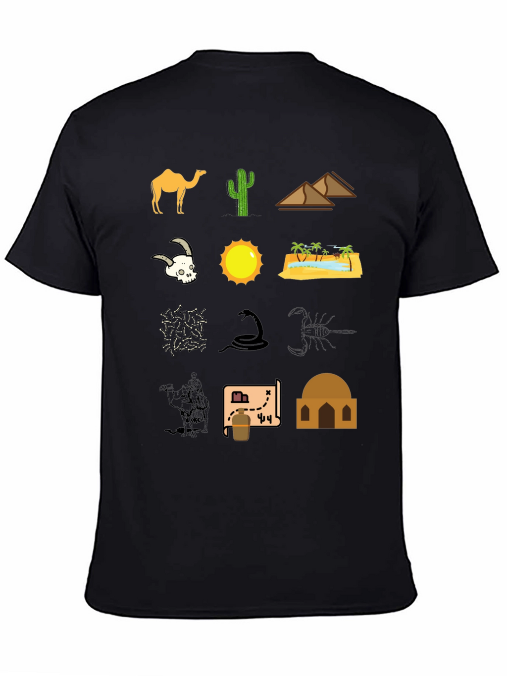 Desert Icon T-Shirt - Black Graphic Tee