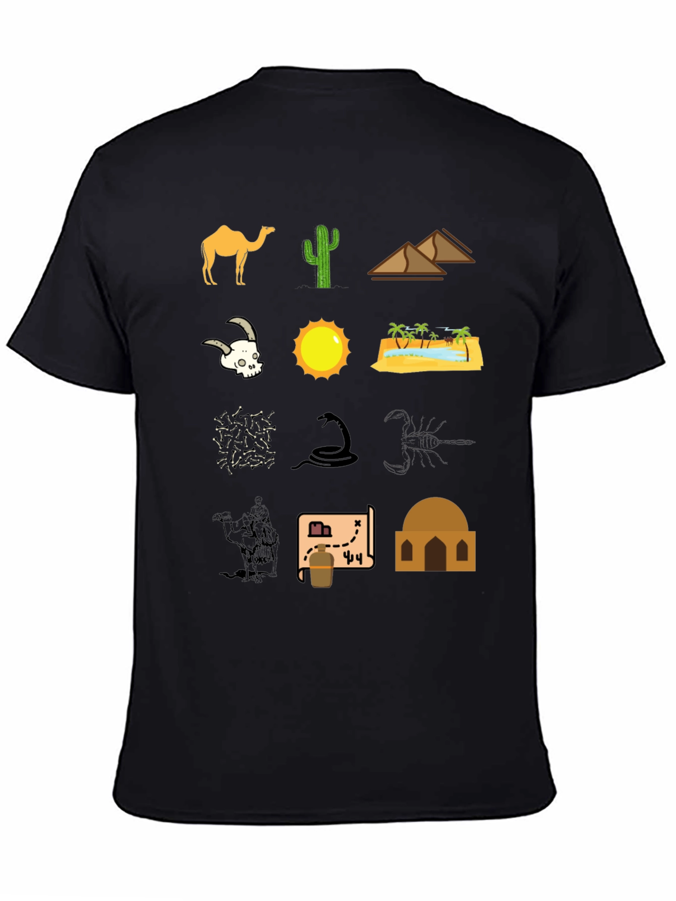 Desert Icon T-Shirt - Black Graphic Tee