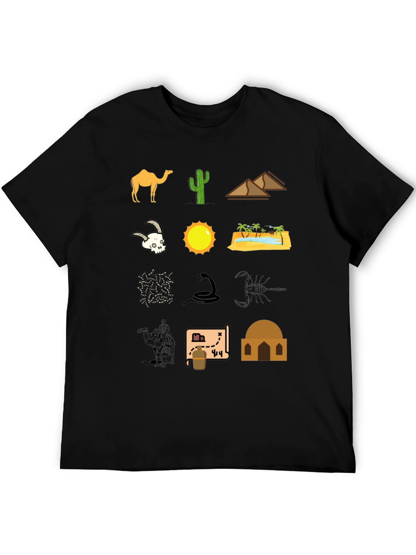Desert Icon T-Shirt - Black Graphic Tee