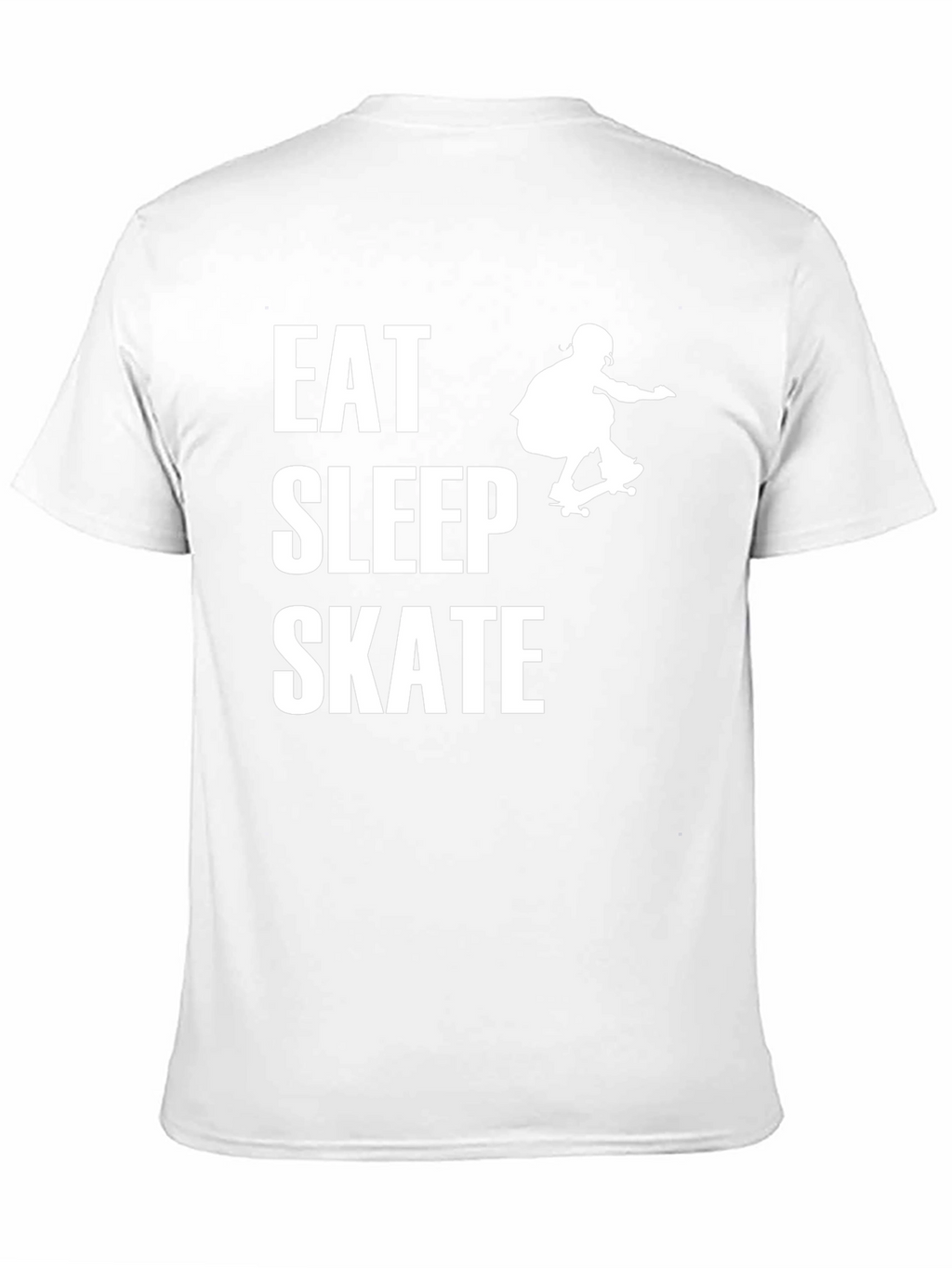 Eat Sleep Skate Black Graphic Tee Shirt