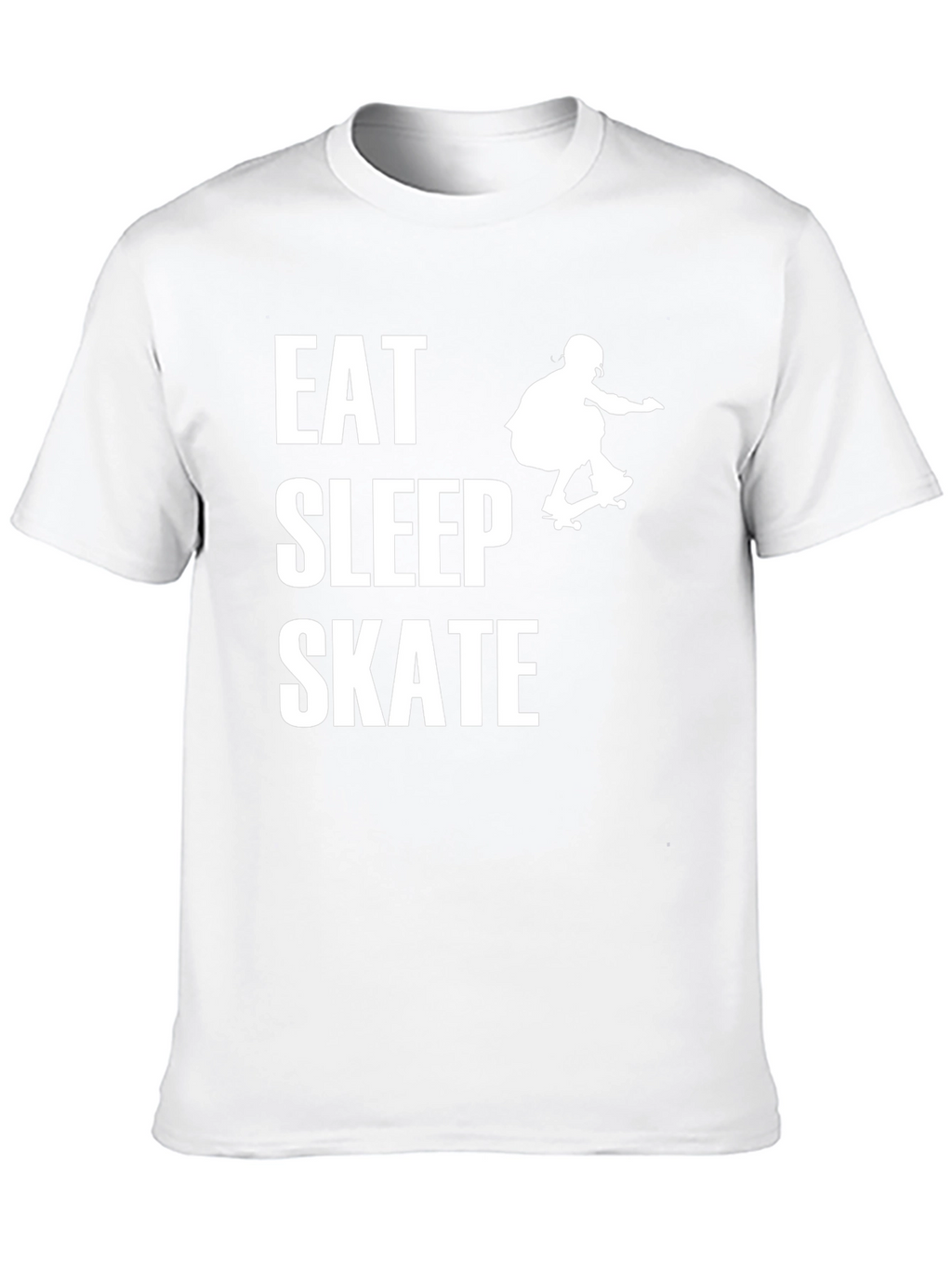 Eat Sleep Skate Black Graphic Tee Shirt