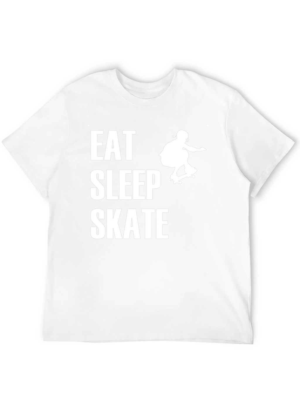 Eat Sleep Skate Black Graphic Tee Shirt