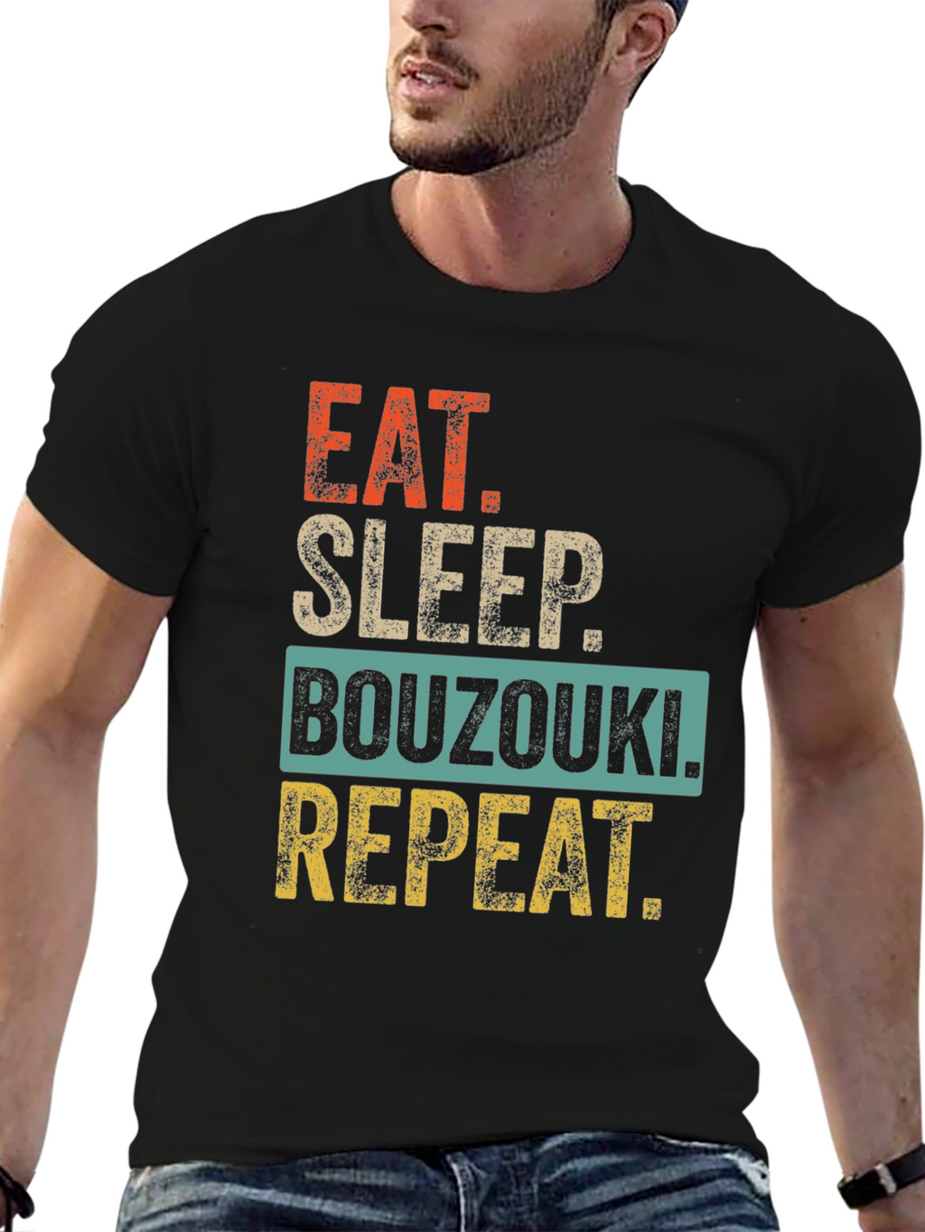 Eat Sleep Bouzouki Repeat T-Shirt