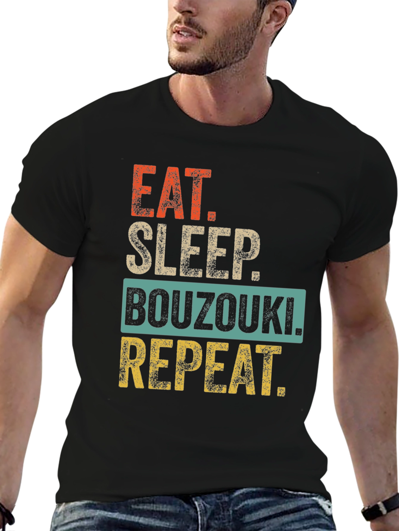 Eat Sleep Bouzouki Repeat T-Shirt