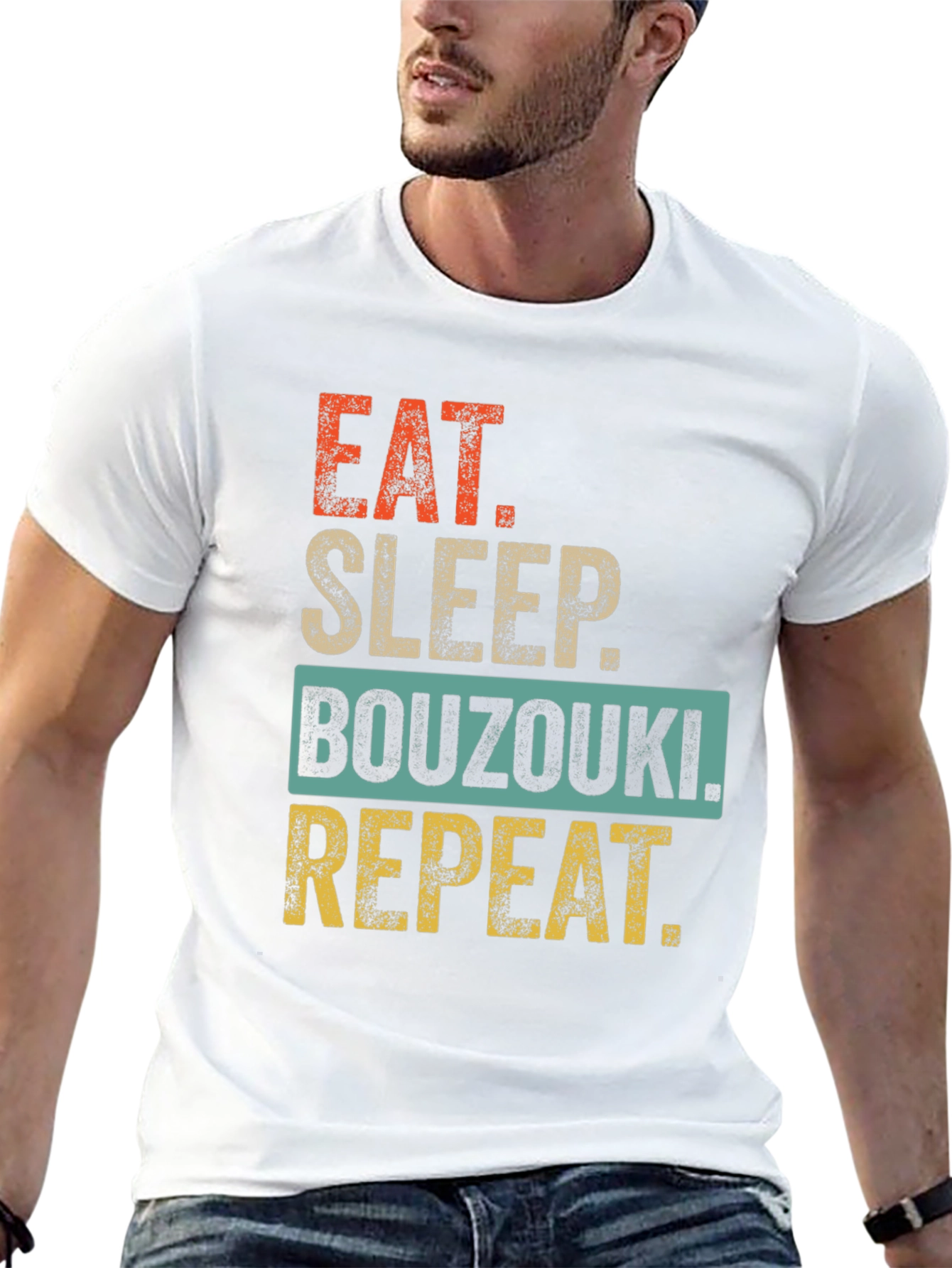 Eat Sleep Bouzouki Repeat T-Shirt