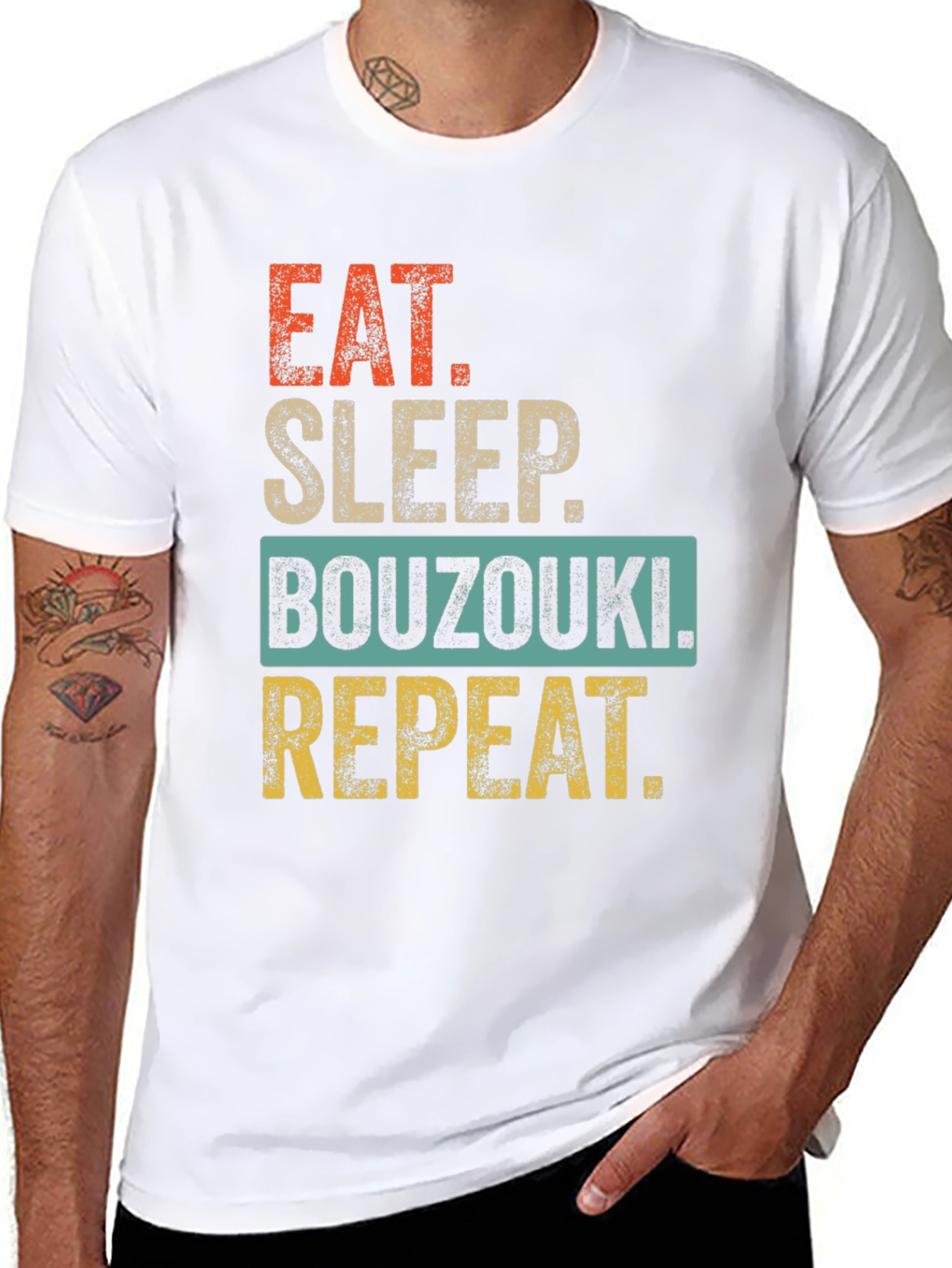 Eat Sleep Bouzouki Repeat T-Shirt
