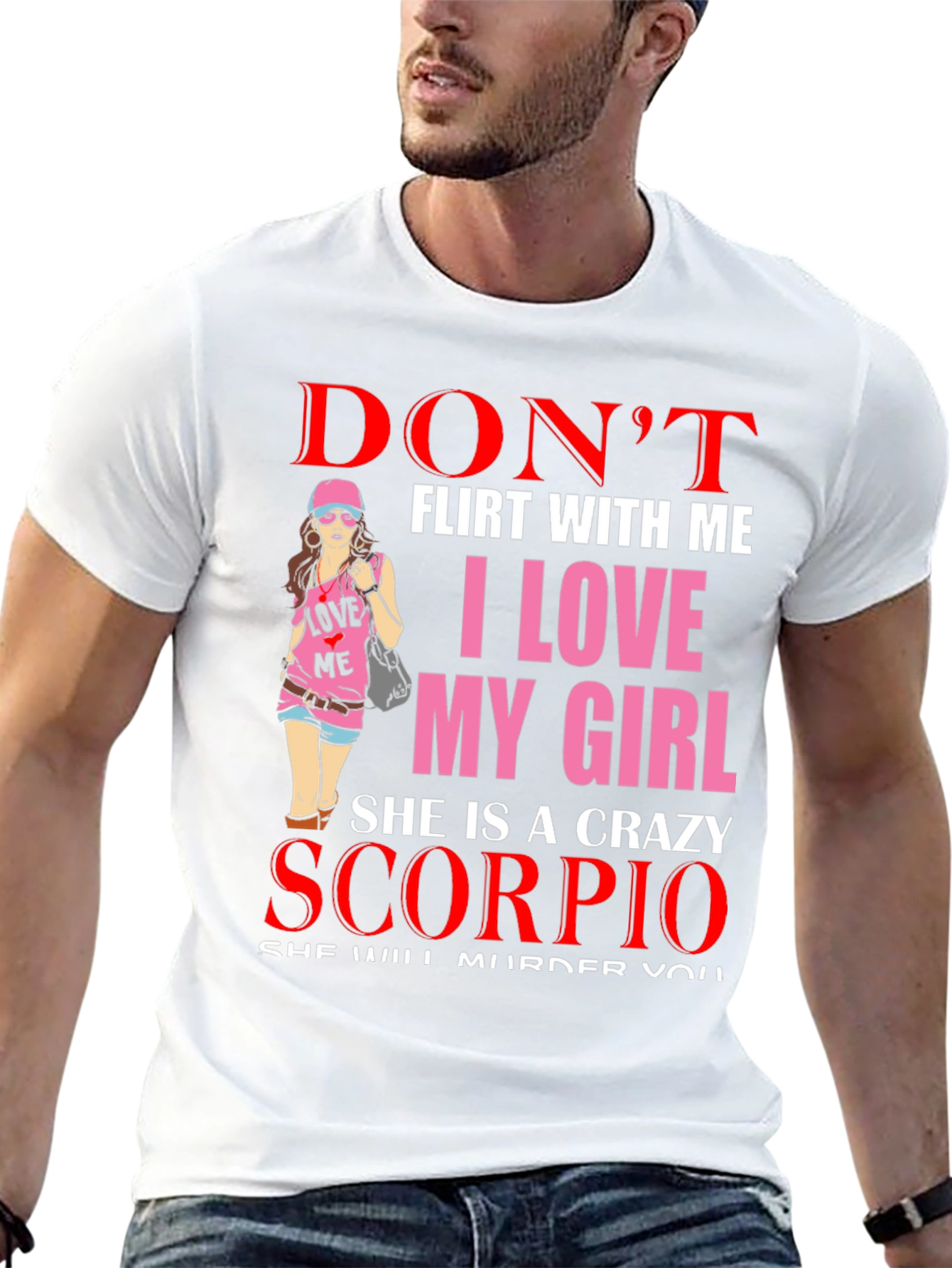 Dont Flirt With Me Scorpio Girl T-Shirt
