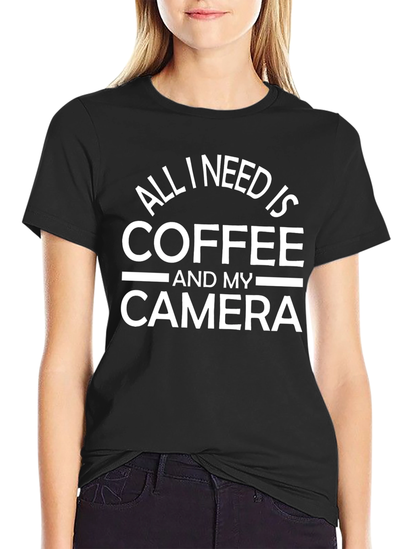 Coffee & Camera T-Shirt - Photographer Gift Tee