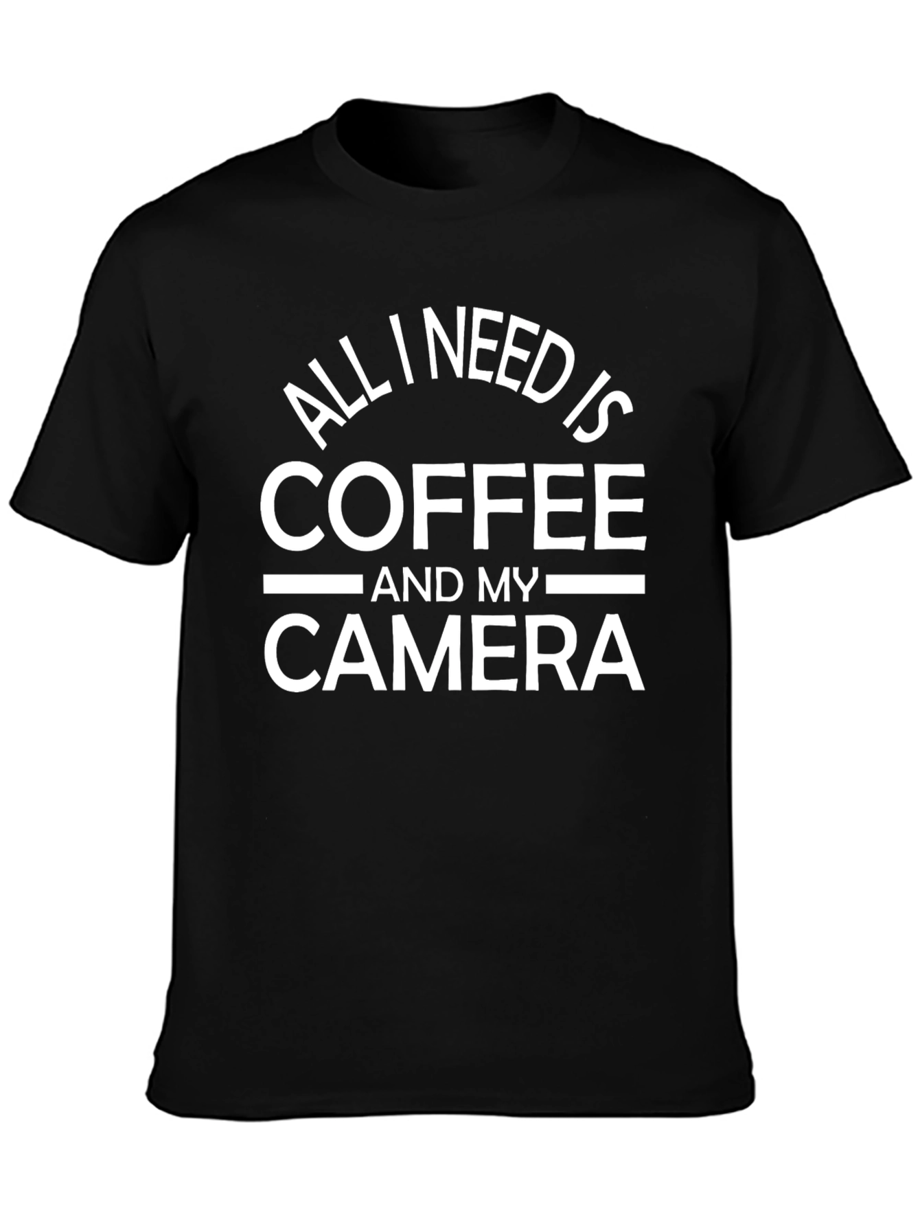 Coffee & Camera T-Shirt - Photographer Gift Tee