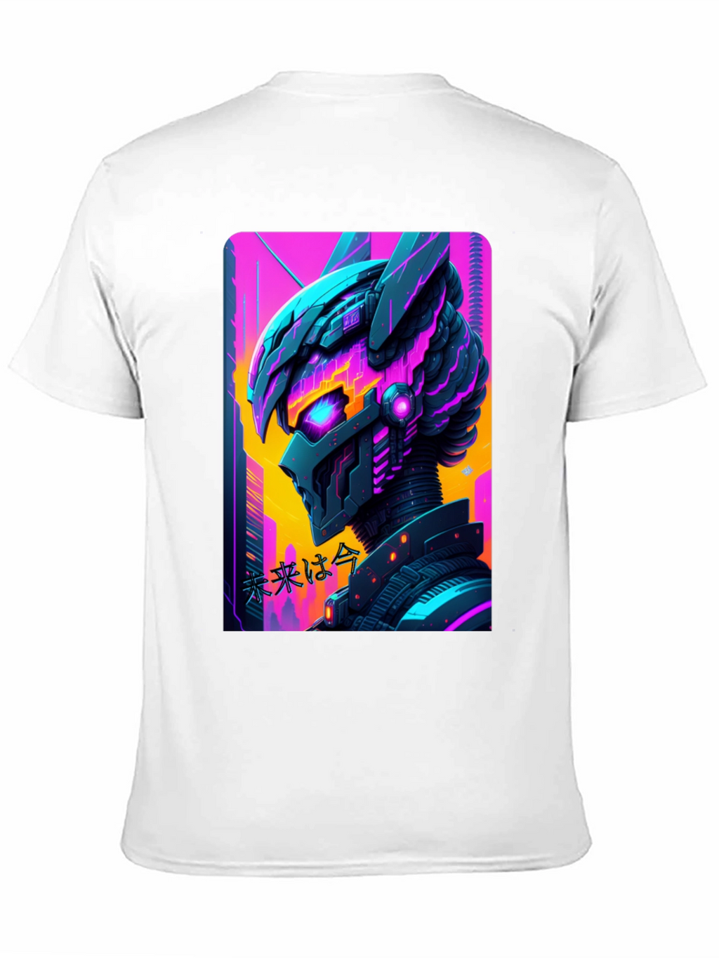 Cyberpunk Robot T-Shirt - Futuristic Graphic Tee