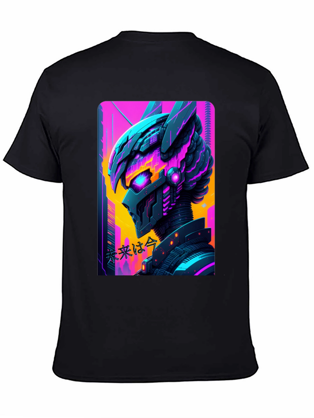 Cyberpunk Robot T-Shirt - Futuristic Graphic Tee