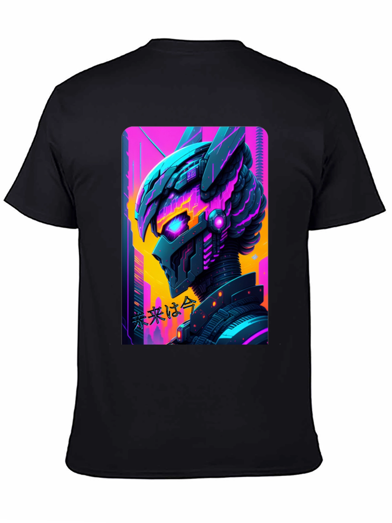 Cyberpunk Robot T-Shirt - Futuristic Graphic Tee