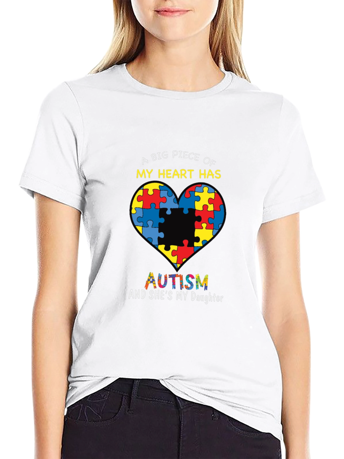 Autism Awareness T-Shirt: A Big Piece of My Heart