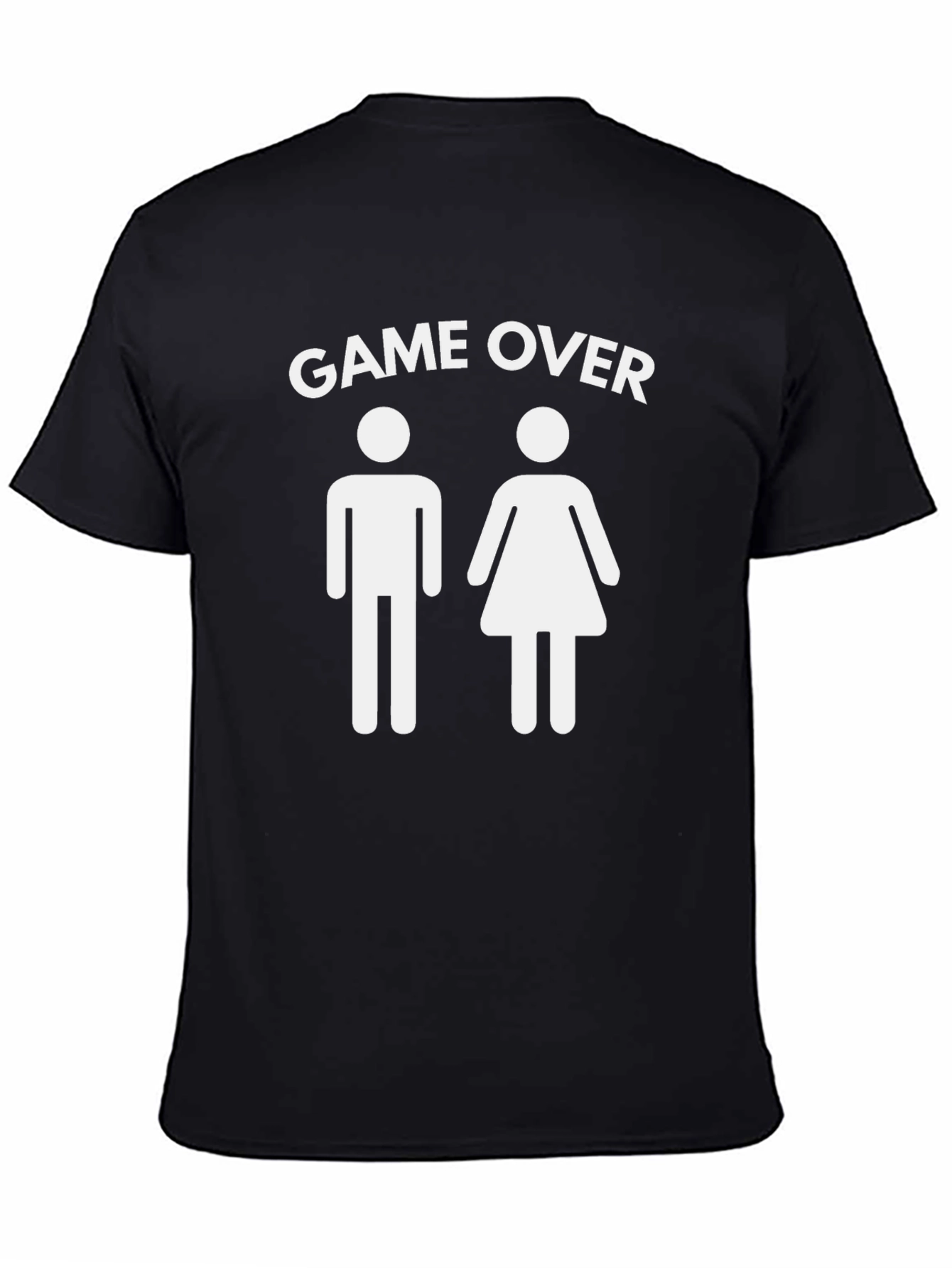 Game Over Couple T-Shirt Funny Newlywed Graphic Tee