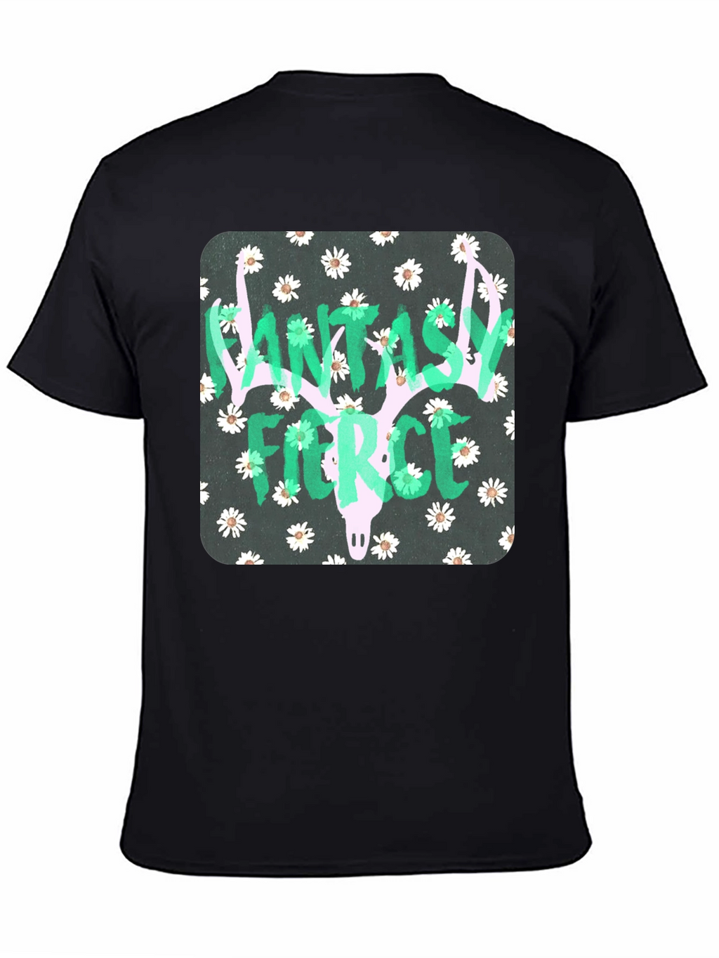 Fantasy Fierce Graphic Tee - Black Unisex