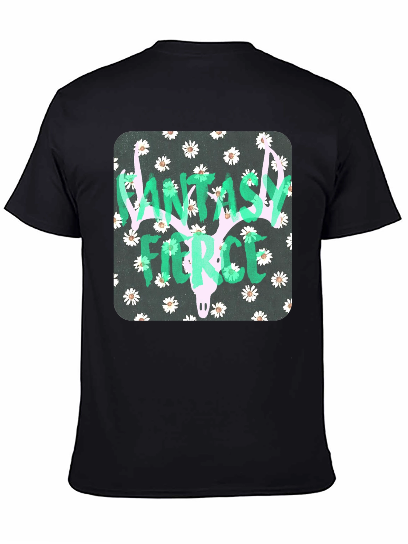 Fantasy Fierce Graphic Tee - Black Unisex