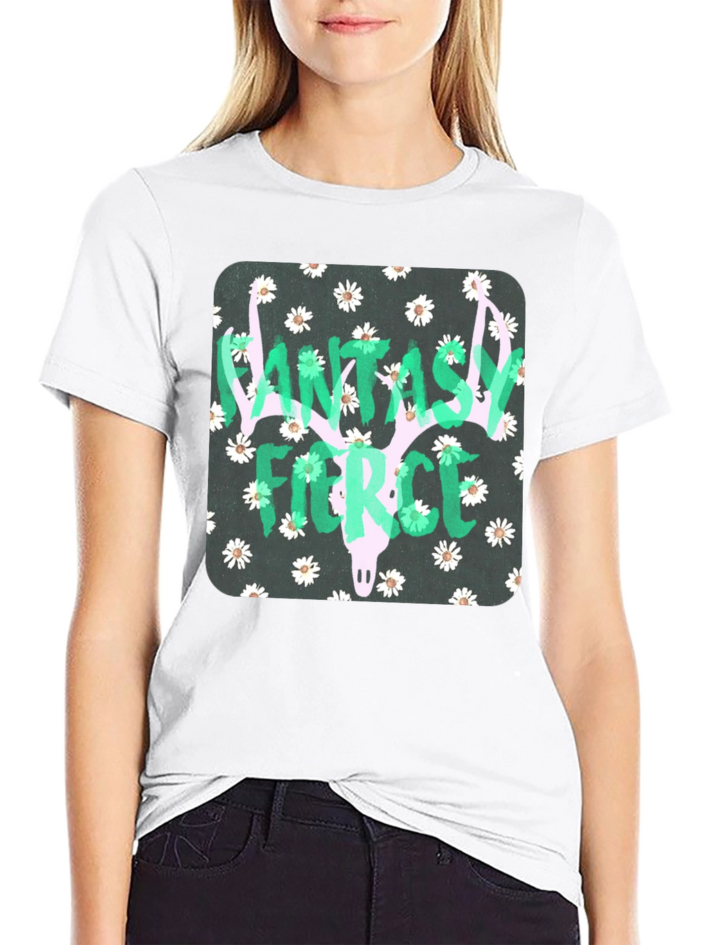 Fantasy Fierce Graphic Tee - Black Unisex