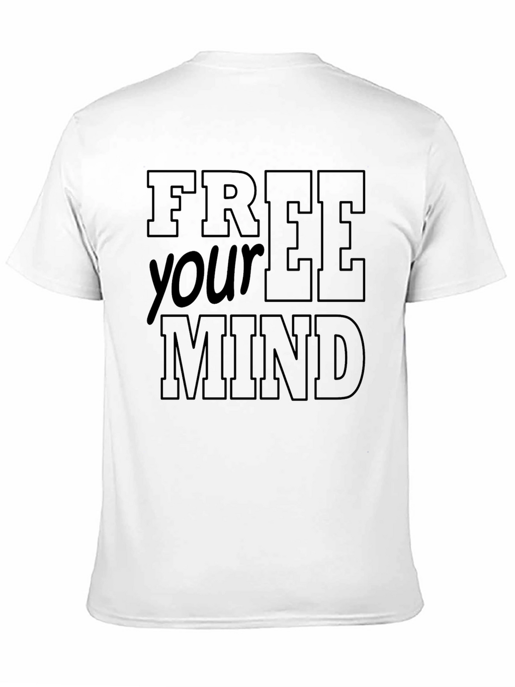 Free Your Mind Black Graphic Tee