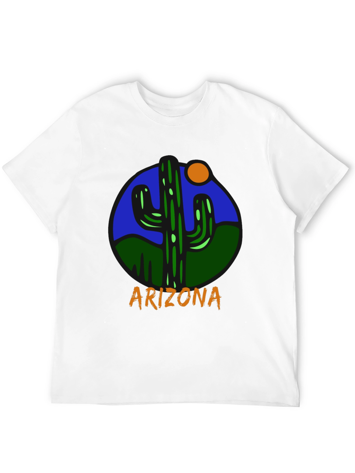 Arizona Cactus Graphic Tee - Desert Style