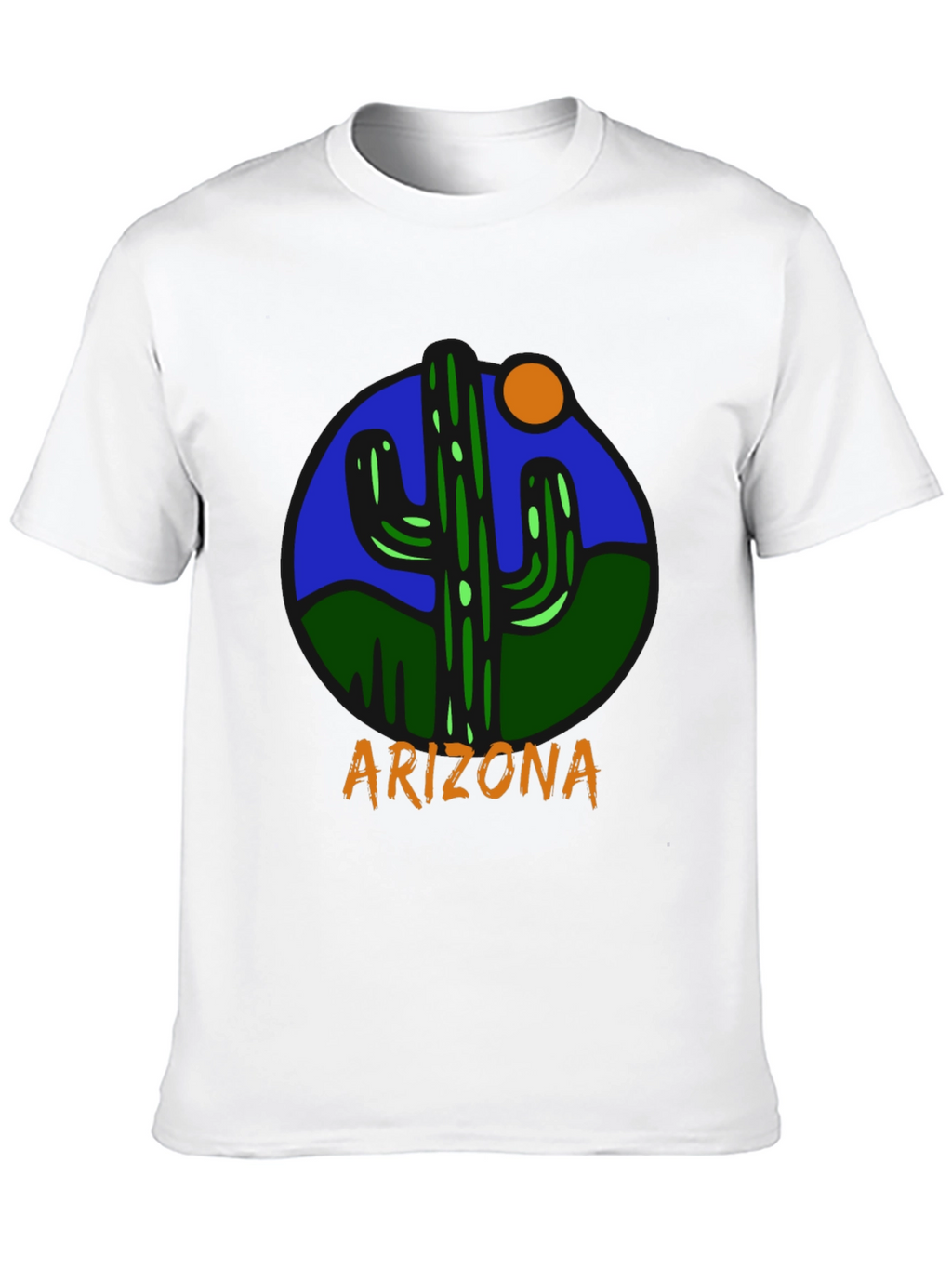 Arizona Cactus Graphic Tee - Desert Style