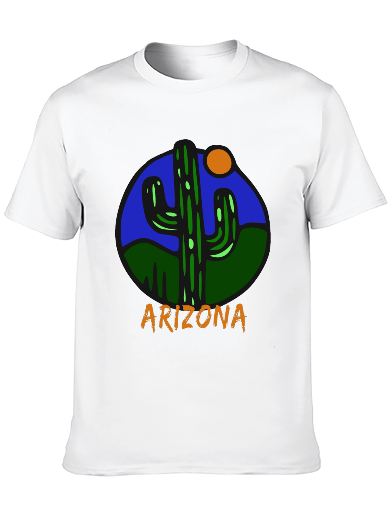 Arizona Cactus Graphic Tee - Desert Style