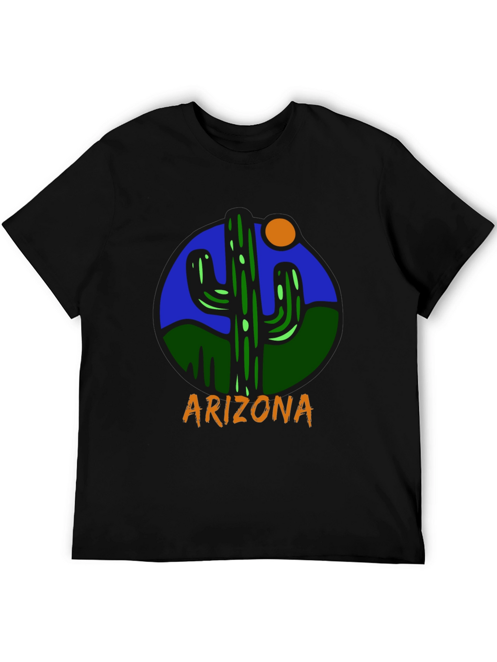Arizona Cactus Graphic Tee - Desert Style