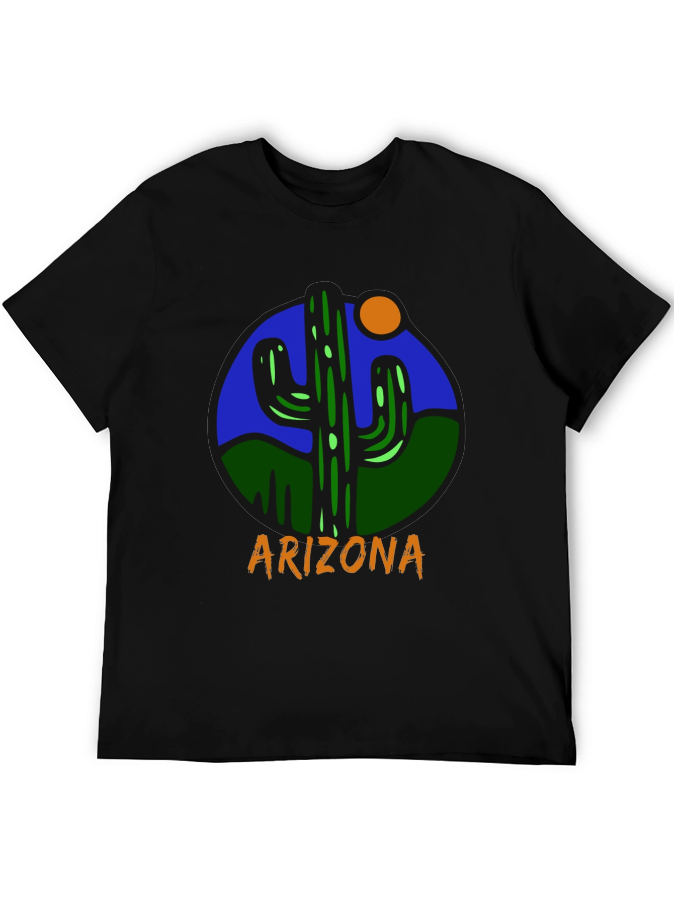 Arizona Cactus Graphic Tee - Desert Style
