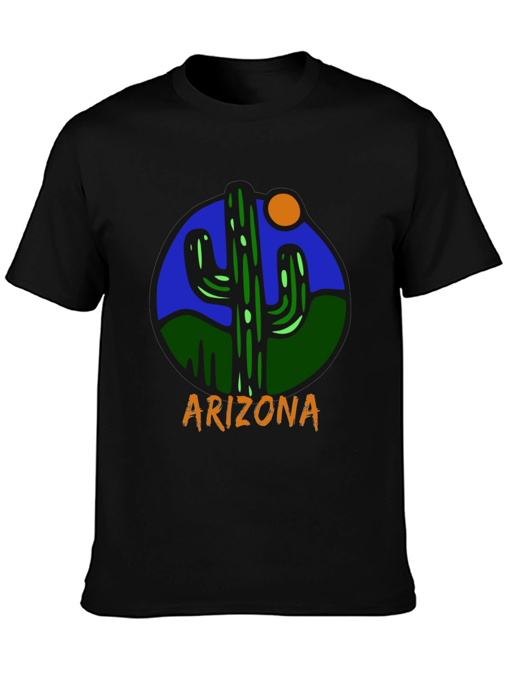 Arizona Cactus Graphic Tee - Desert Style