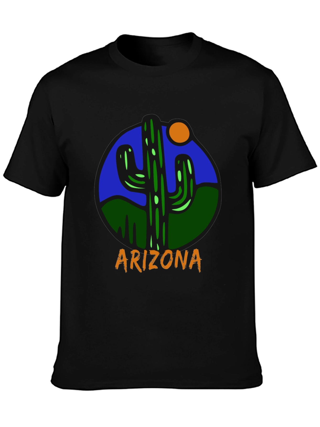 Arizona Cactus Graphic Tee - Desert Style