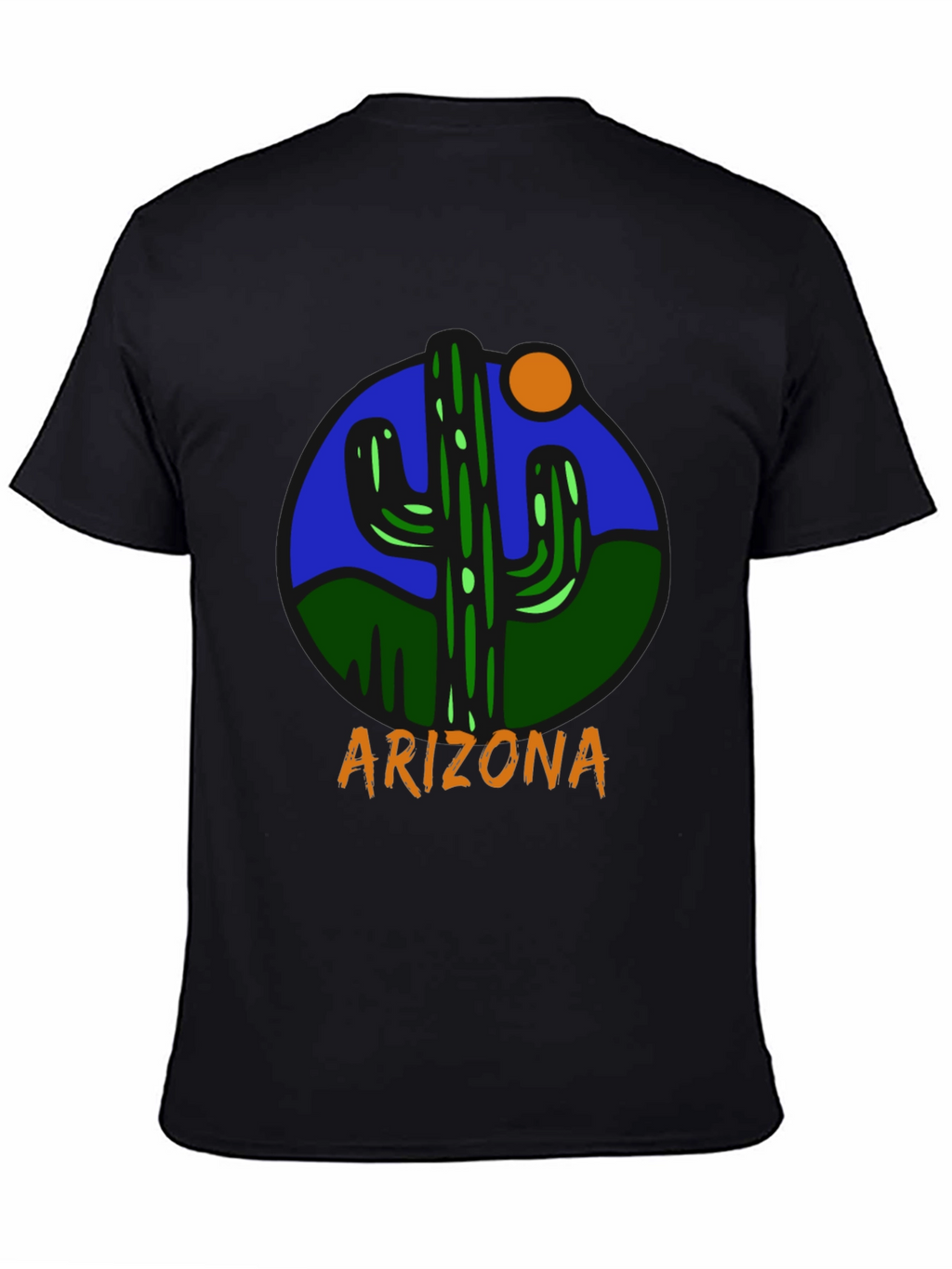 Arizona Cactus Graphic Tee - Desert Style
