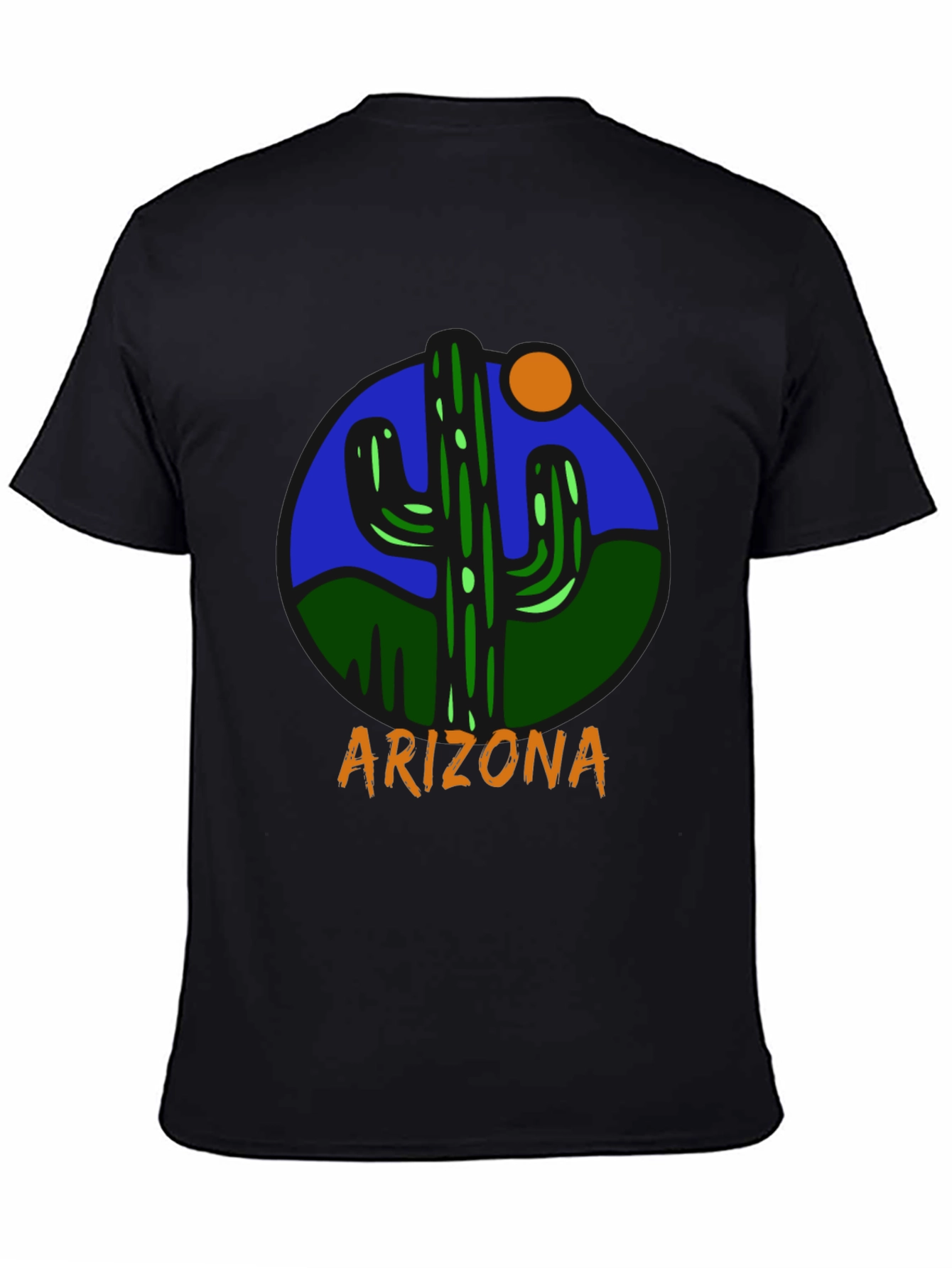 Arizona Cactus Graphic Tee - Desert Style