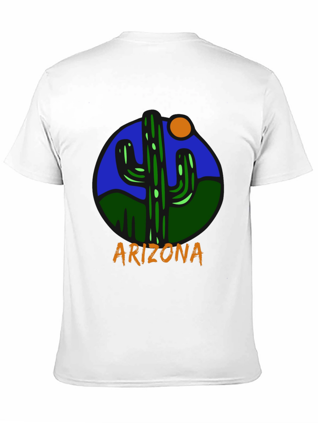 Arizona Cactus Graphic Tee - Desert Style