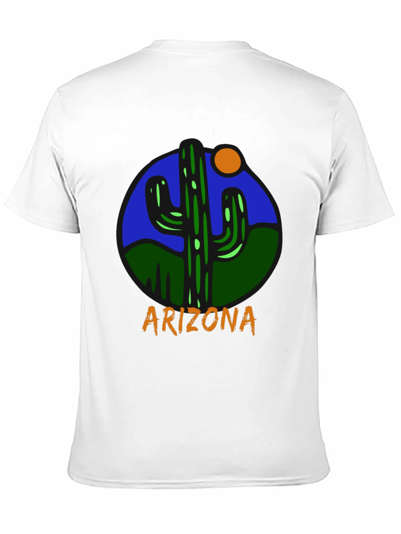 Arizona Cactus Graphic Tee - Desert Style