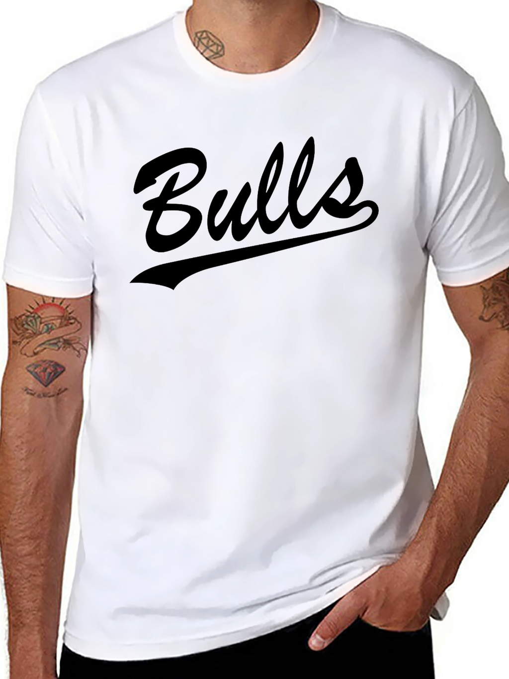 Black Bulls Graphic T-Shirt