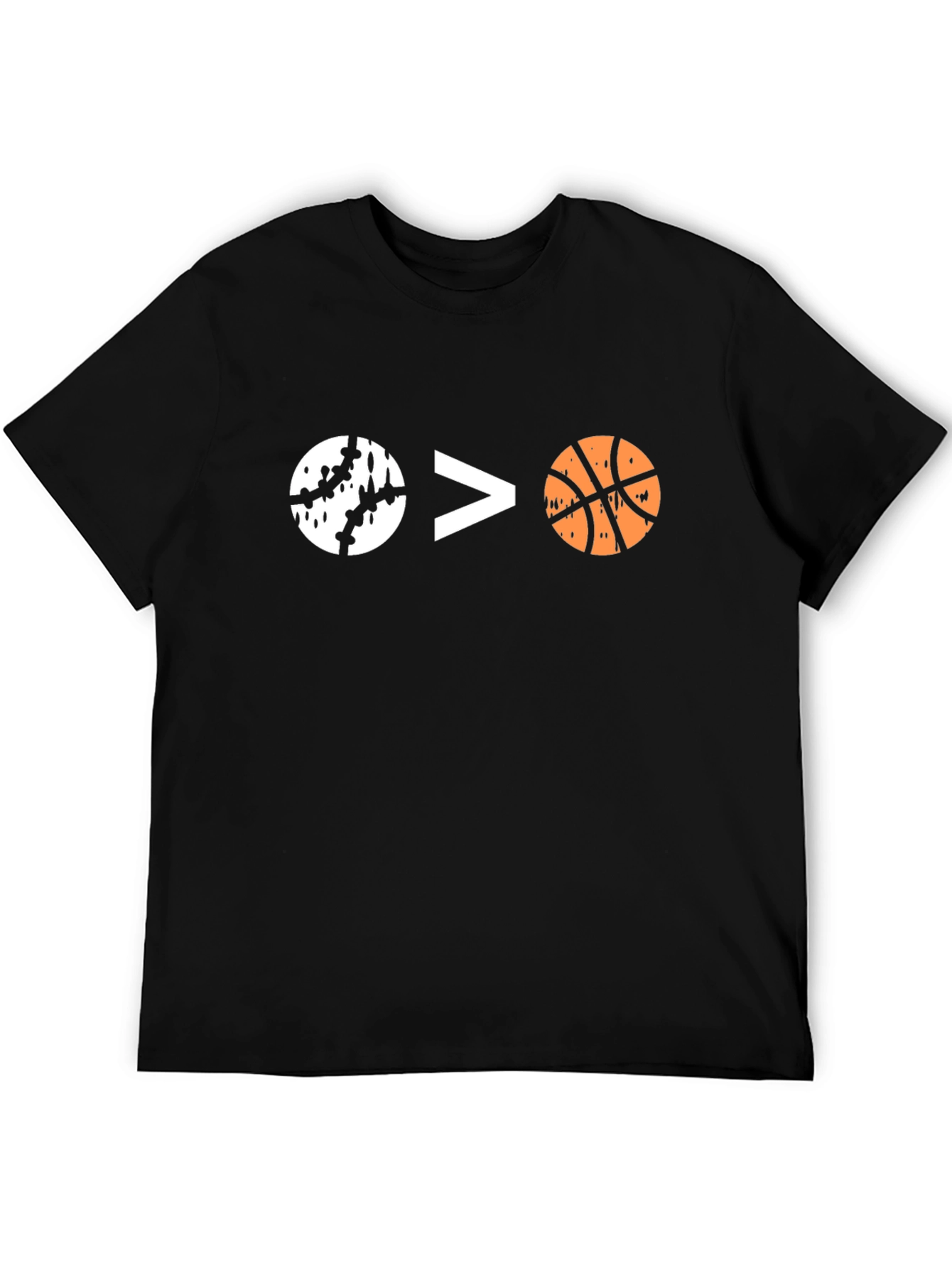 Baseball Over Basketball Graphic Tee