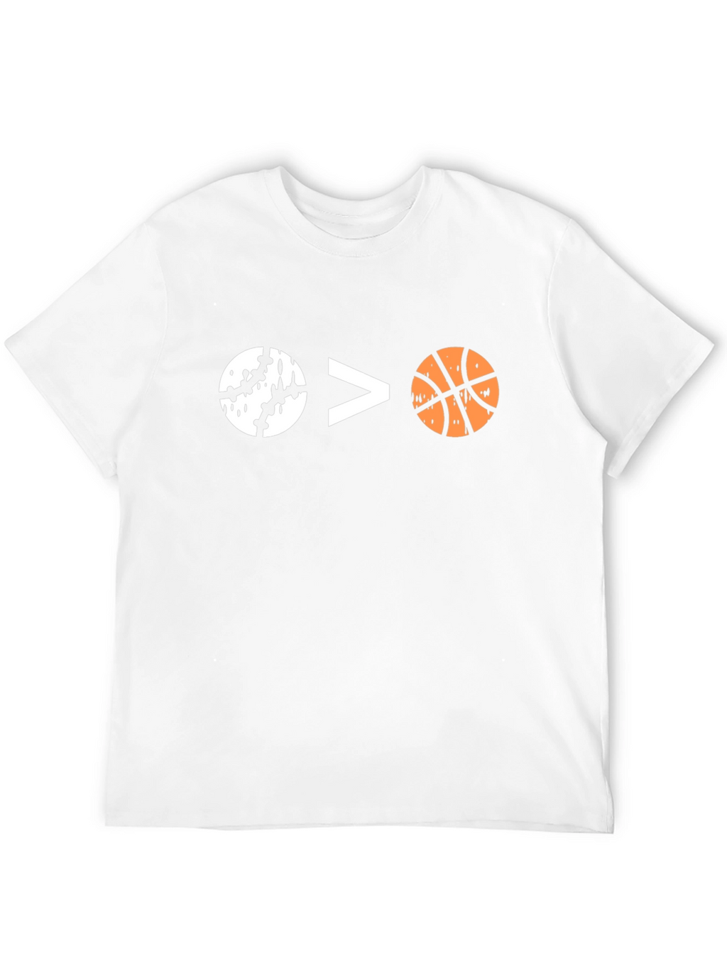 Baseball Over Basketball Graphic Tee