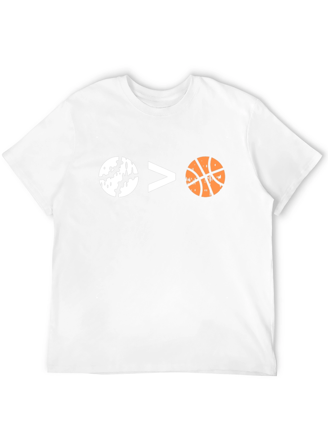 Baseball Over Basketball Graphic Tee
