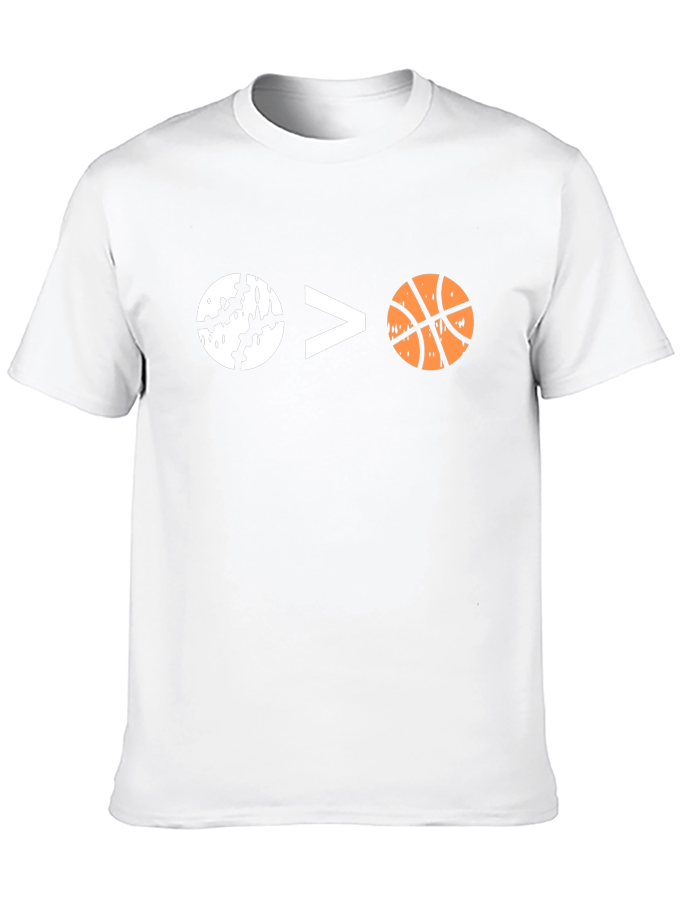 Baseball Over Basketball Graphic Tee