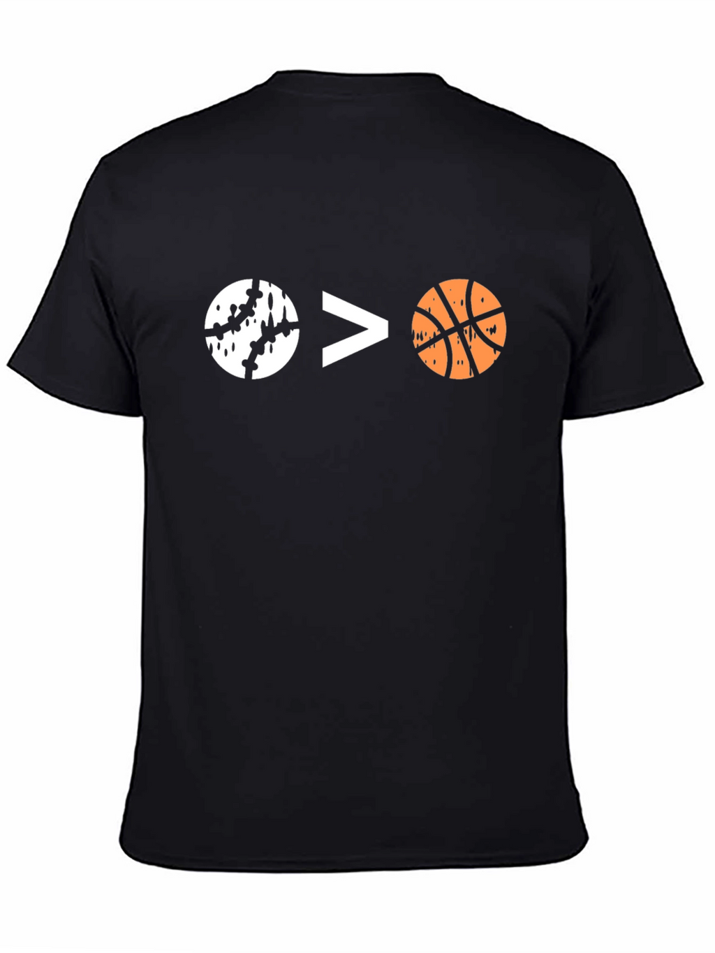 Baseball Over Basketball Graphic Tee