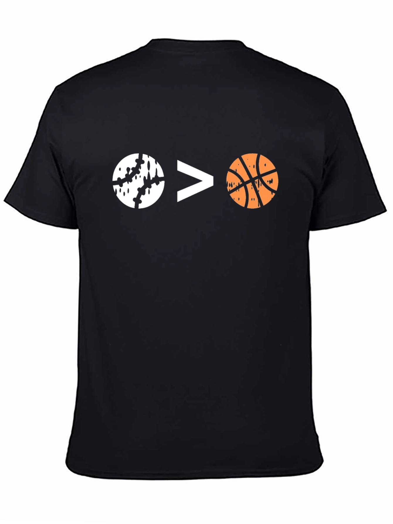 Baseball Over Basketball Graphic Tee