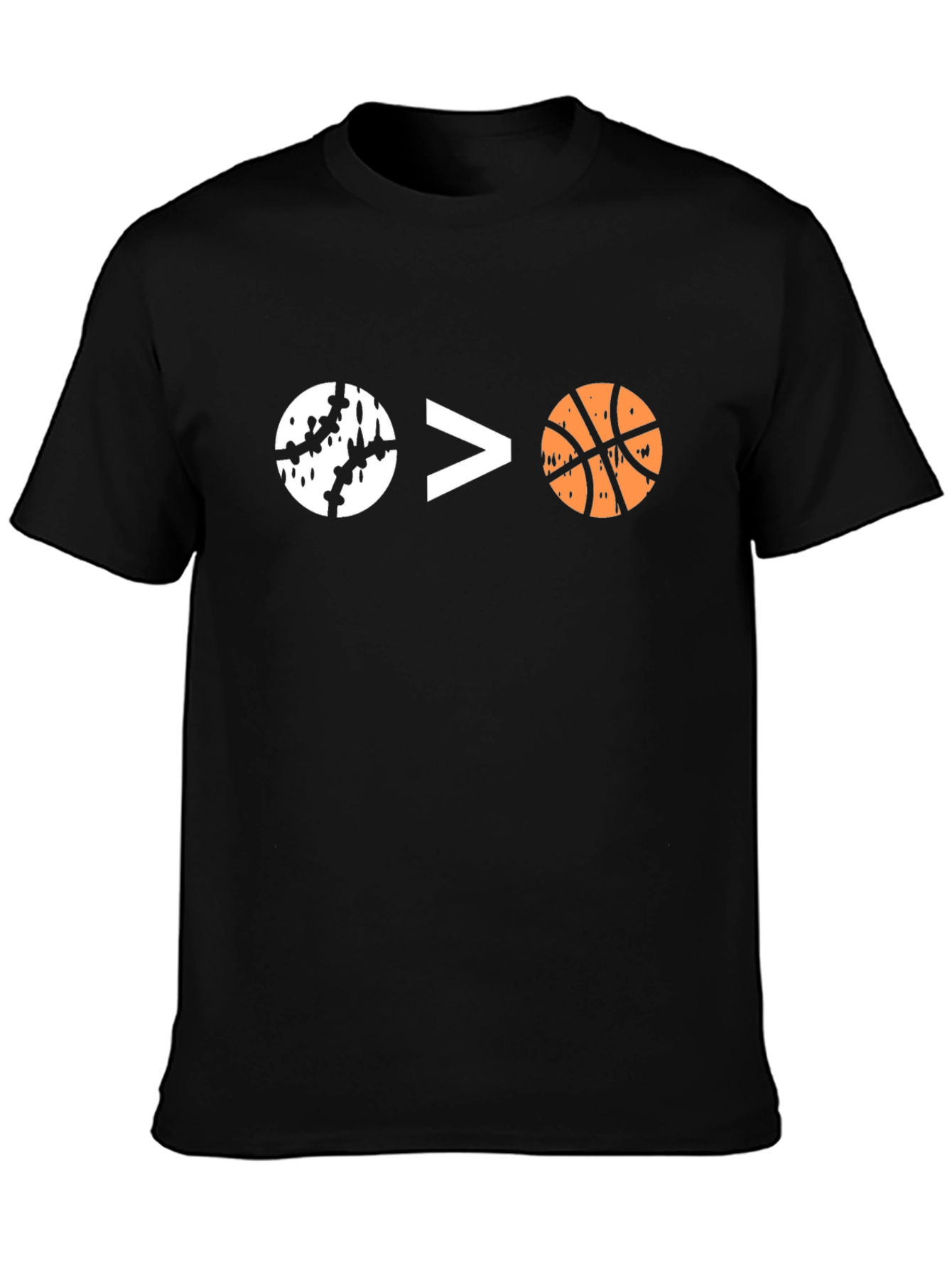 Baseball Over Basketball Graphic Tee