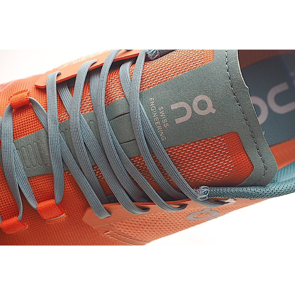 On Running Mens Cloud X Textile Synthetic Orange