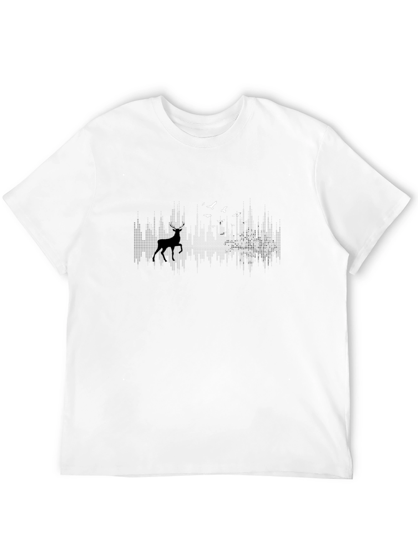 Nature Scene Black Graphic Tee