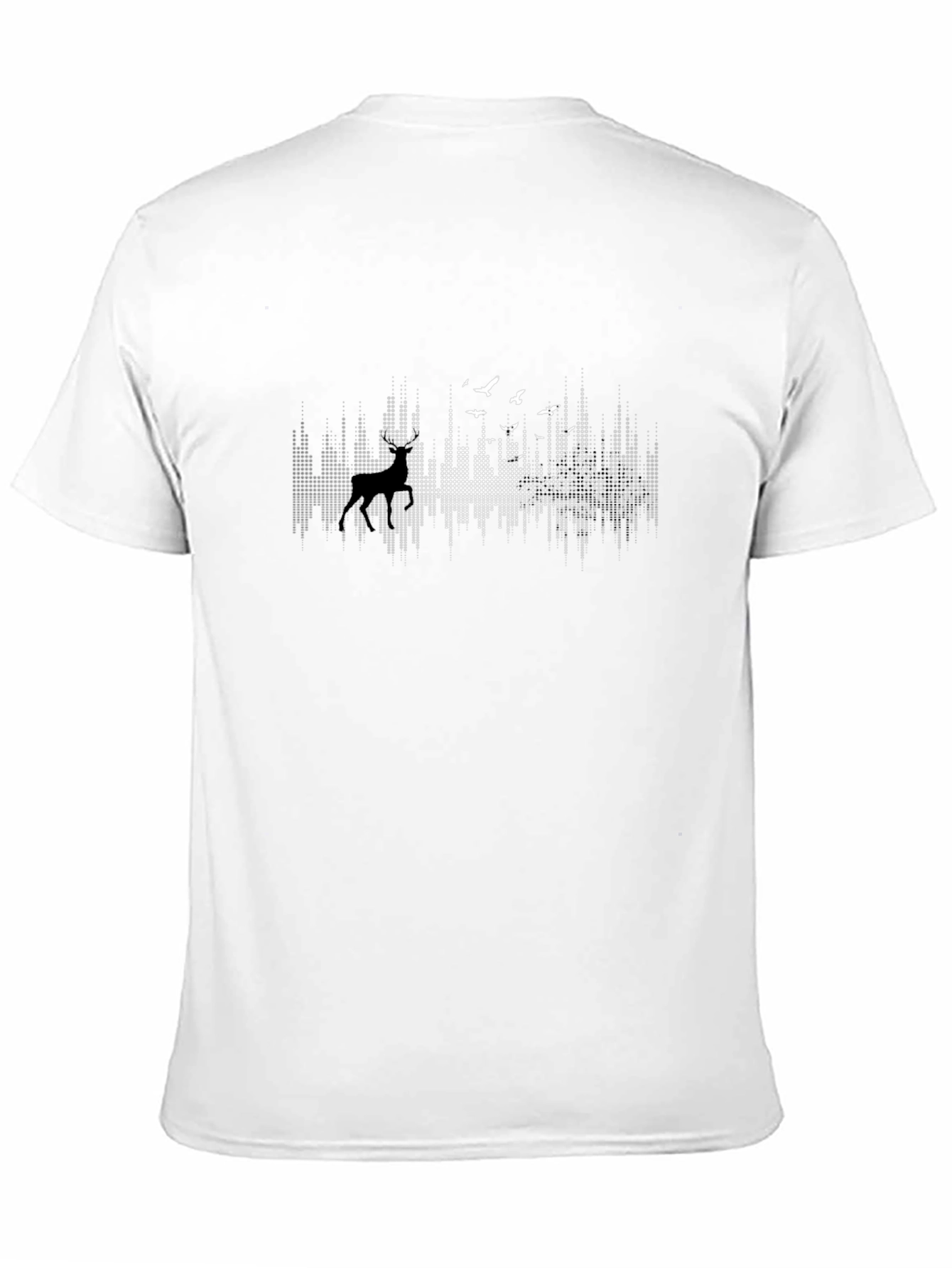 Nature Scene Black Graphic Tee