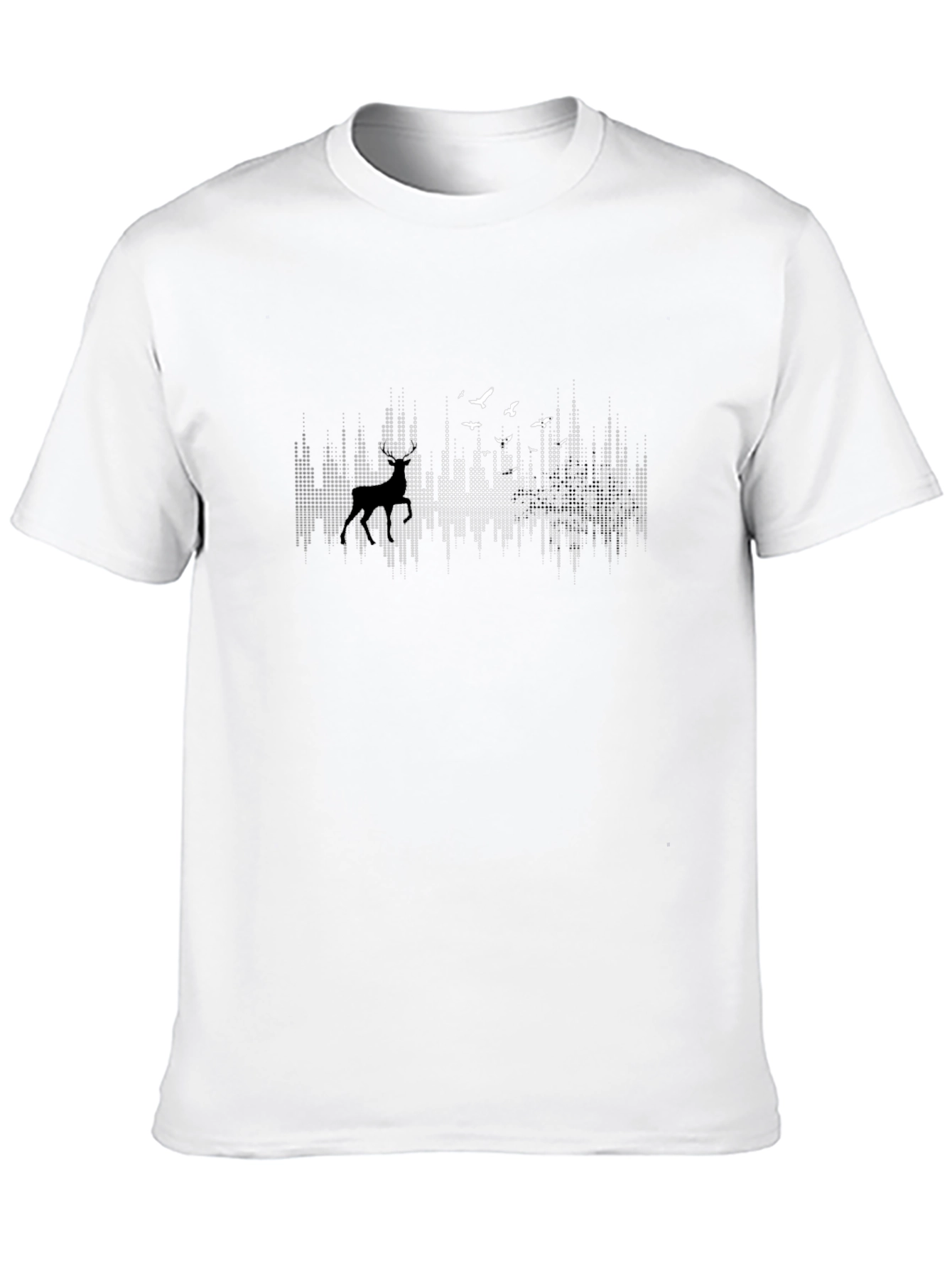 Nature Scene Black Graphic Tee