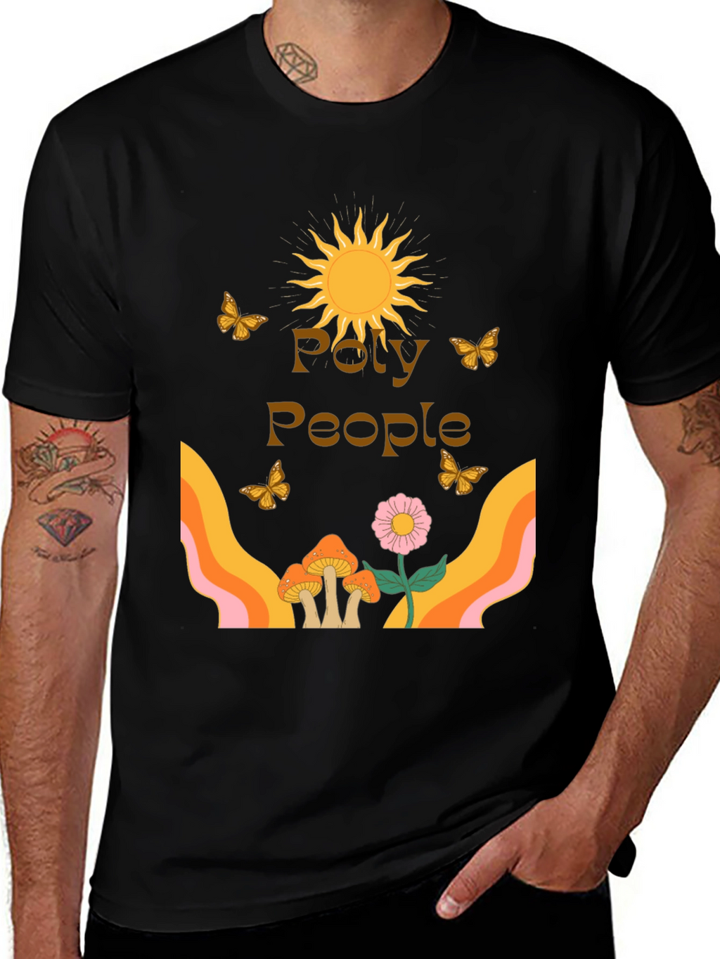 Poly People Graphic Tee - Retro Vibe