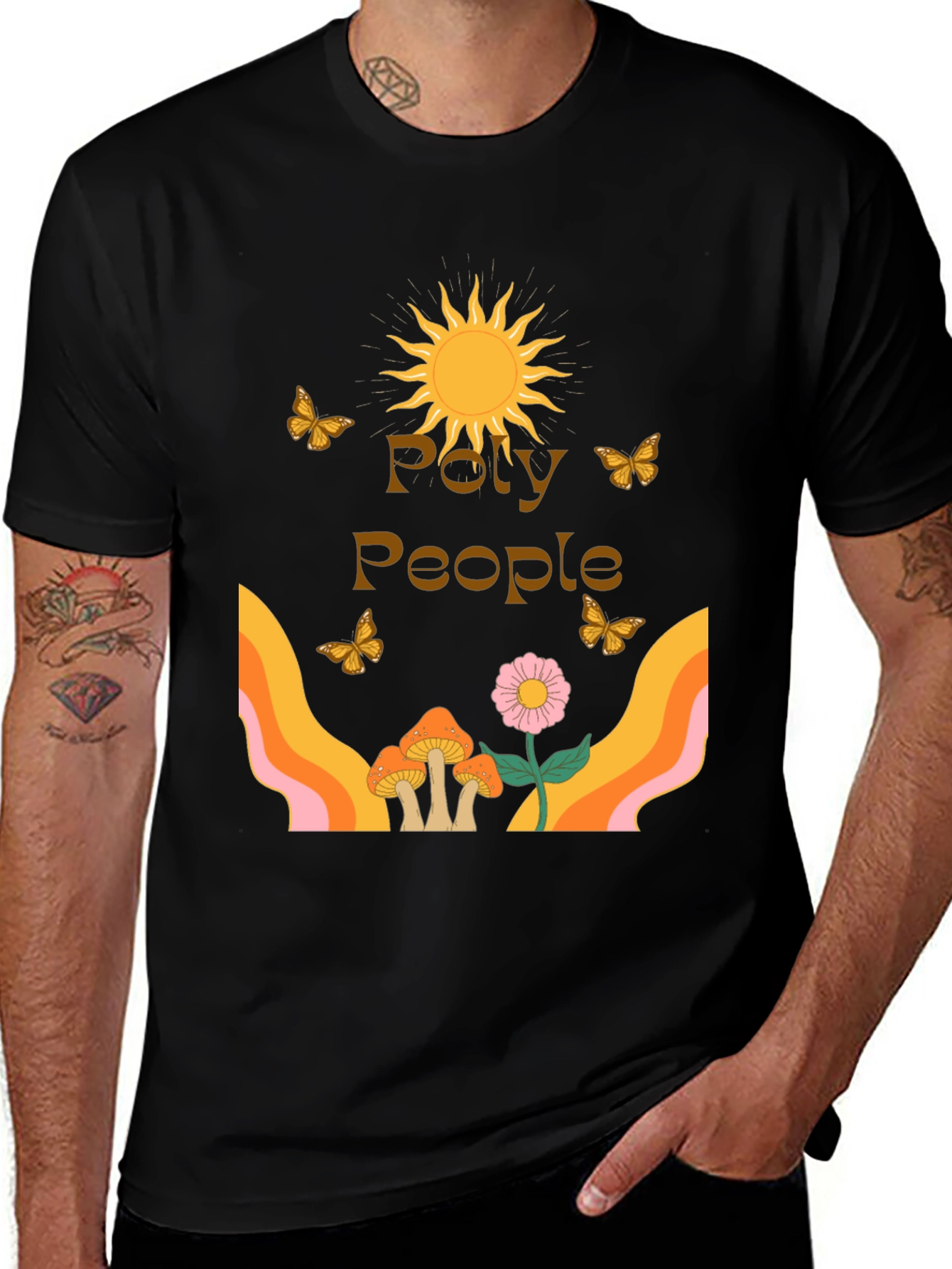 Poly People Graphic Tee - Retro Vibe