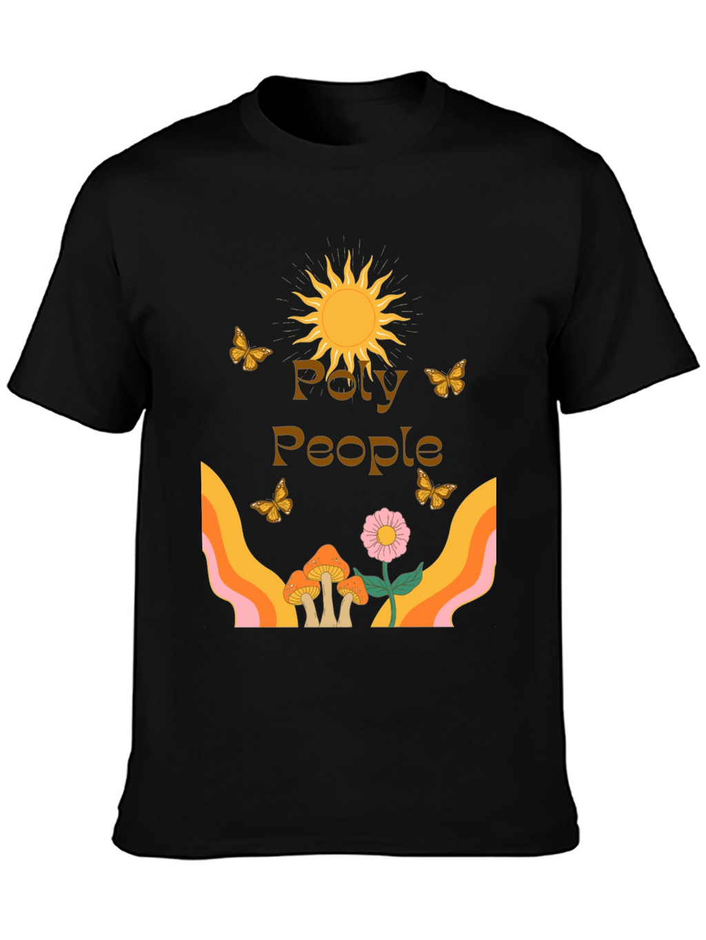 Poly People Graphic Tee - Retro Vibe
