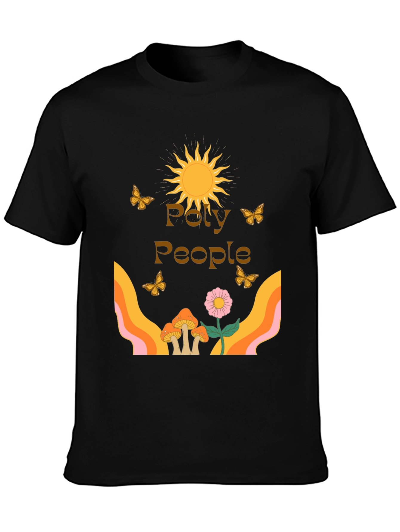 Poly People Graphic Tee - Retro Vibe